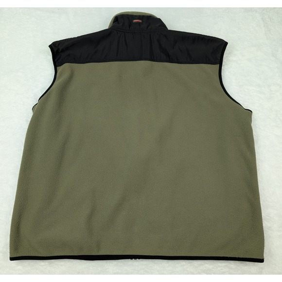 Redington‎ Full Zip Fleece Vest Size Men's XXL Green Pockets Fly Fishing Hunting - Picture 11 of 12
